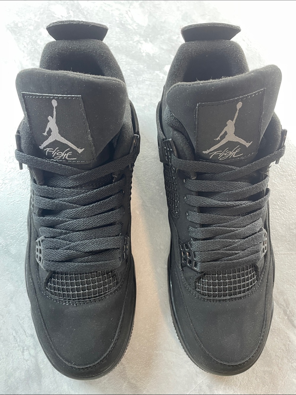 Jordan Flight Men's Black Suede Basketball Sneakers